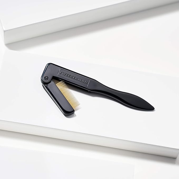 Tweezerman Folding iLashComb Black