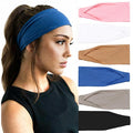 DRESHOW Yoga Sports Headbands for Women Elastic Non-Slip Headbands Workout Running Hair Bands 6 Pack