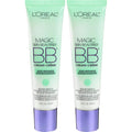 L'Oréal Paris Makeup Magic Skin Beautifier BB Cream Tinted Moisturizer, Anti-Redness, 1 fl oz, 2 Count