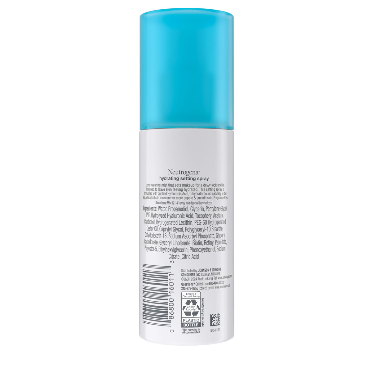 Neutrogena Hydro Boost Hydrating Makeup Setting Spray, 3.4 fl oz
