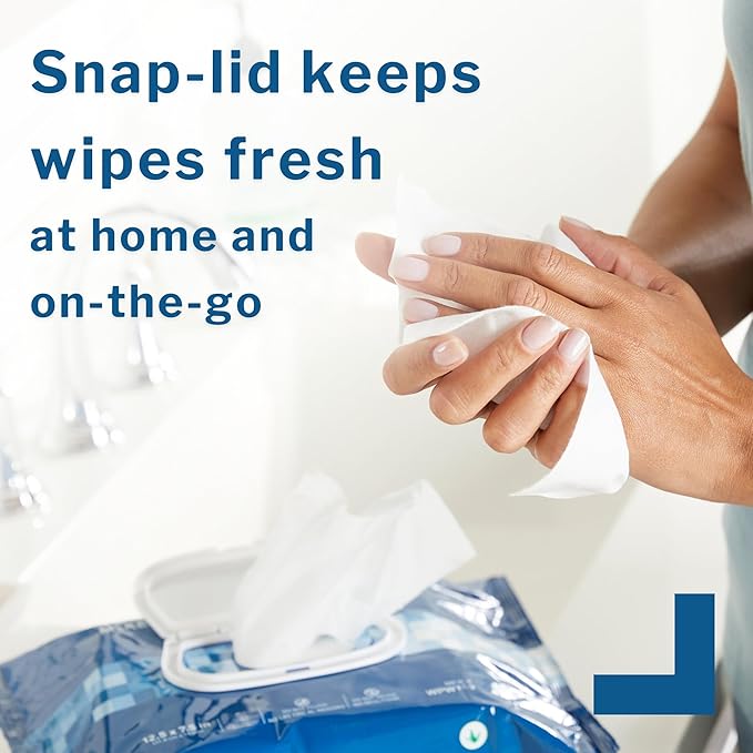 McKesson Washcloth Wipes, Scented, Adult Wet Wipes, 3 Pack, 144 Washcloths