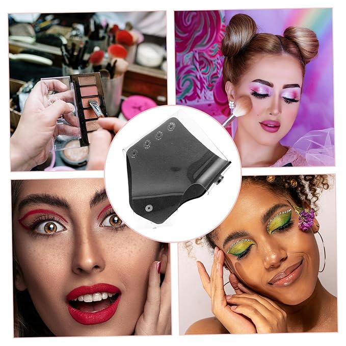 CALLARON Makeup Mixing Palette Anti-stain Gloves Foundation Blending Tray Blending Plate for Artists