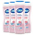 Dial Body Wash, Hydraclean Complex & Vitamin E, Gentle, Leaves Skin Feeling Nourished, Dermatologist-Tested, No Parabens & Sulfates, Pamper & Indulge, Silk & Magnolia, 16 Fl Oz (Pack of 4)