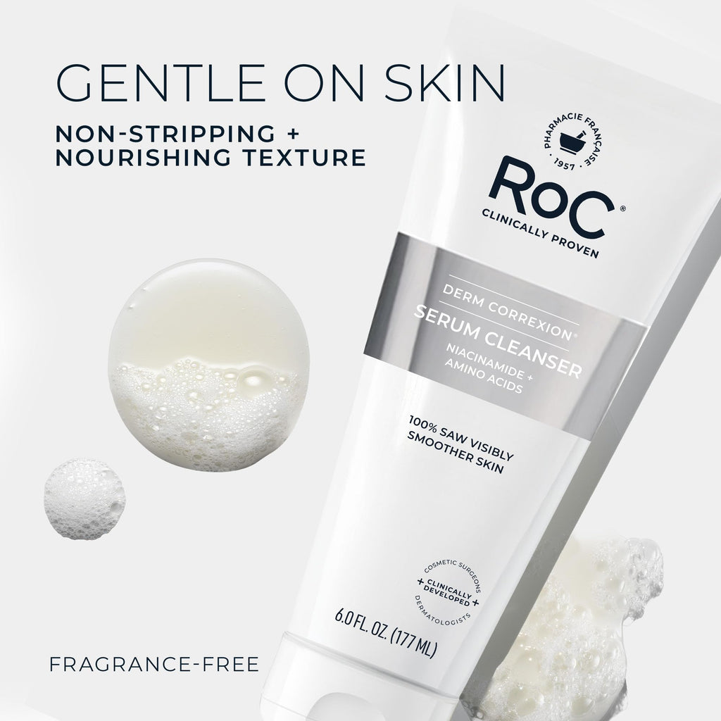 RoC Derm Correxion Serum Facial Cleanser with Niacinamide and Amino Acids
