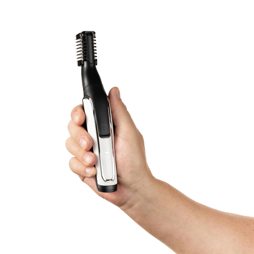 Remington WETech Body Grooming Kit, XL Dual-Sided Trimmer, 3 Combs