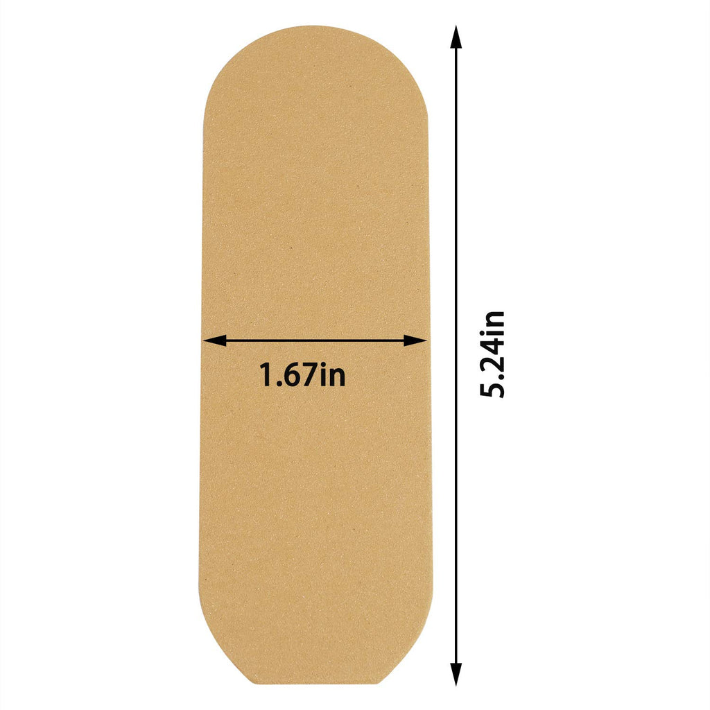 Stainless Steel Pedi File Refill, 100&180 Grit - Pedicure Refill Pads - Foot Rasp Pad with Removable Glue,Size 5.2" L x 1.7" W,24 Count
