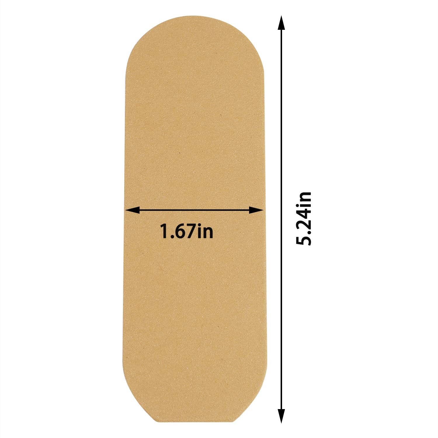 Stainless Steel Pedi File Refill, 100&180 Grit - Pedicure Refill Pads - Foot Rasp Pad with Removable Glue,Size 5.2" L x 1.7" W,24 Count