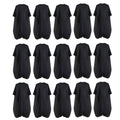 Black Waterproof Hair Salon Cape Professional Barber Cape with Metal Snap Closure Hair Cutting Cape (Black-15 Pack)