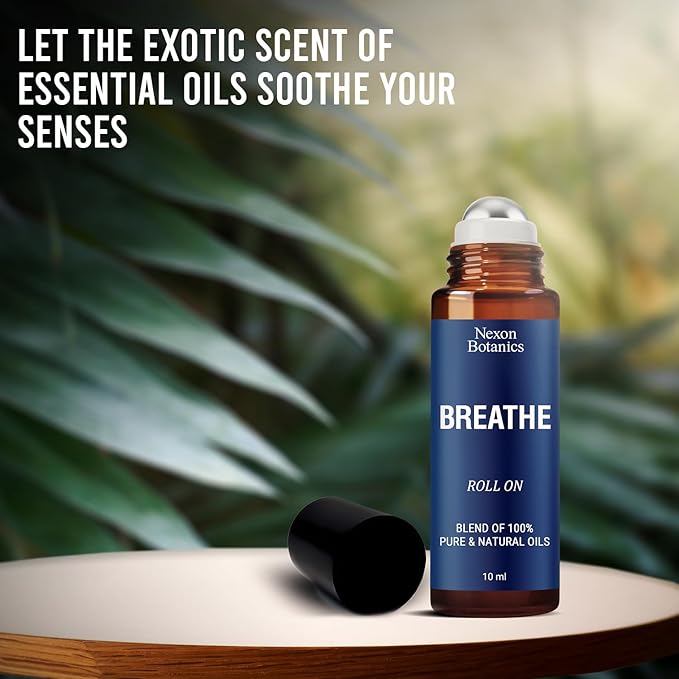 Breathe Essential Oil Roll-On 10 ml - Eucalyptus Essential Oil Roller