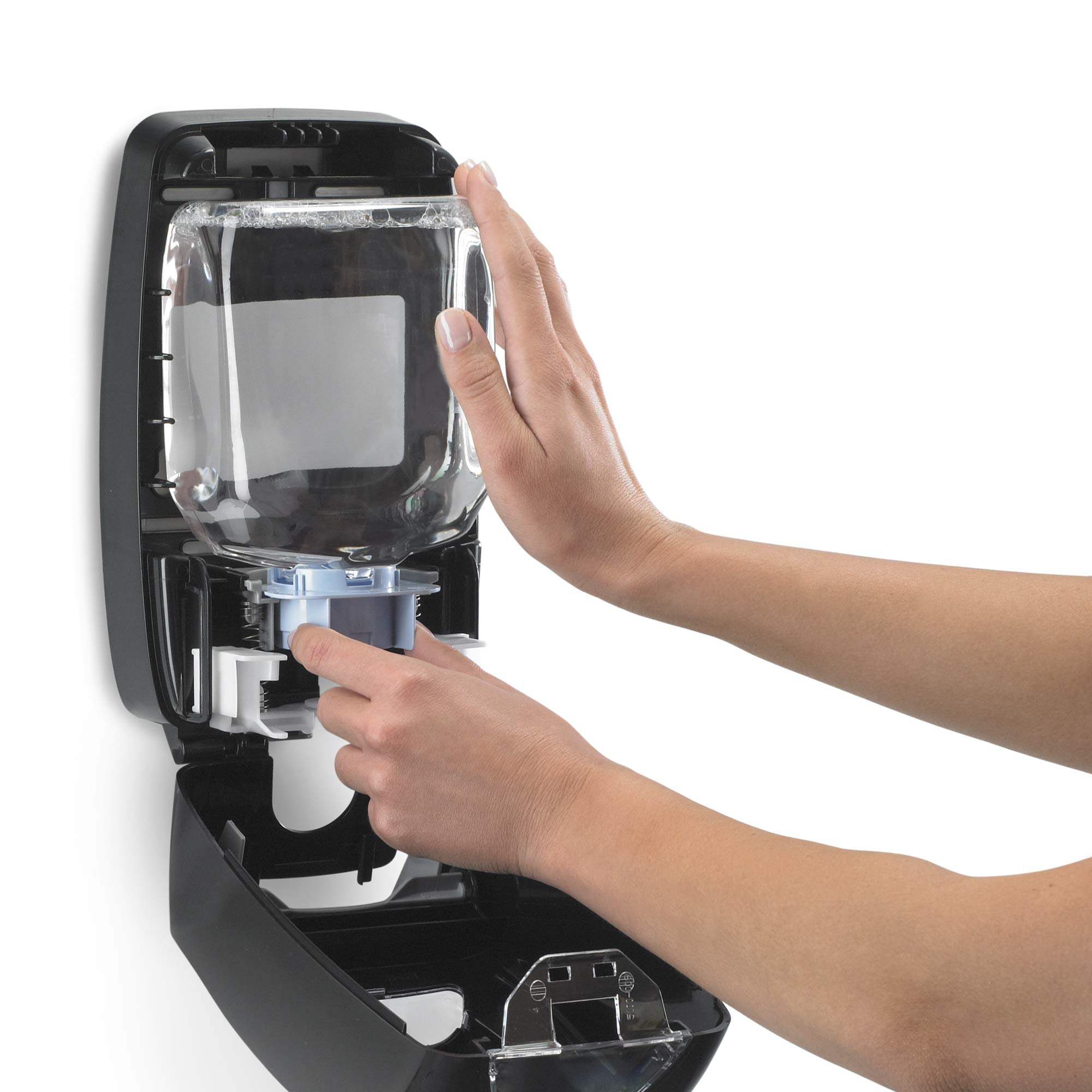 GOJO FMX-12 Push-Style Foam Soap Dispenser, Black, 1250 mL - 5155-06
