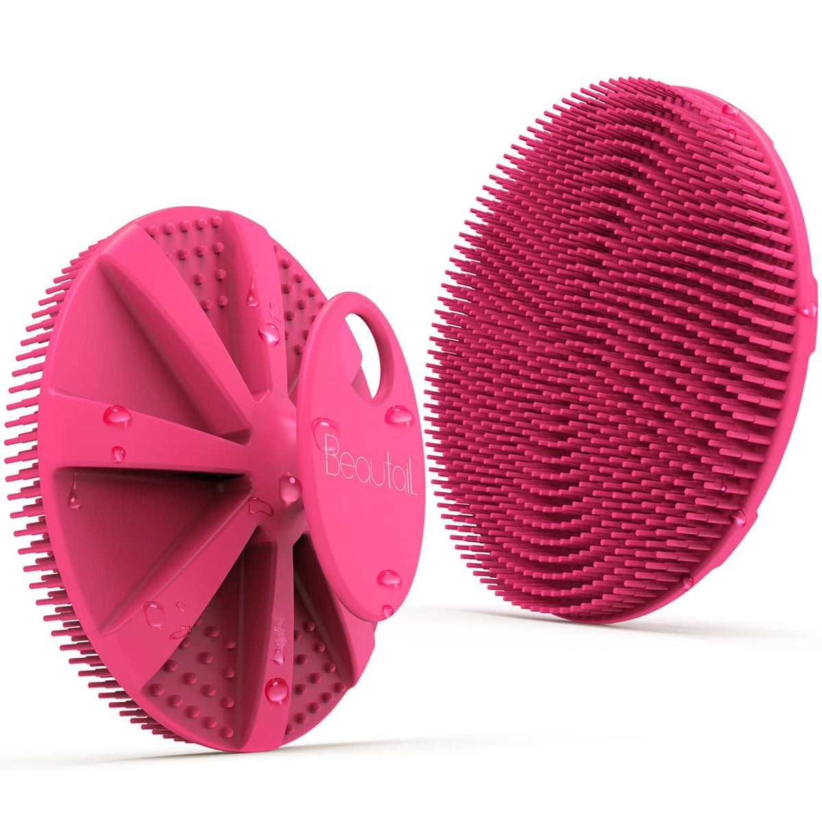 Silicone Body Scrubber, BEAUTAIL Gentle Exfoliating Brush for All Skin Type