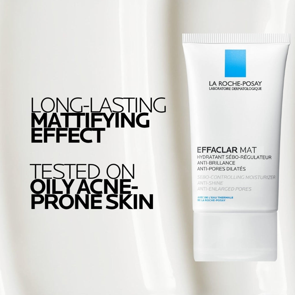 La Roche-Posay Effaclar Mat Oil Free Face Moisturizer for Oily Skin 1.4oz
