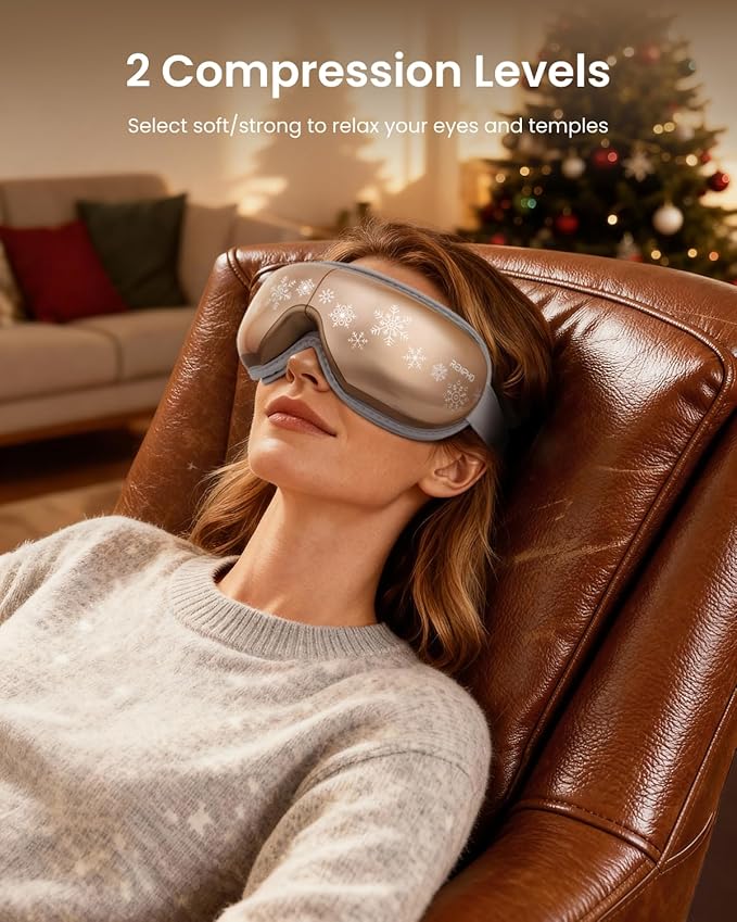 RENPHO Eyeris 1 Eye Massager with Heat, Perfect Birthday Gifts for Men Women, Smart Eye Mask for Dry Eyes Relax and Eye Strain