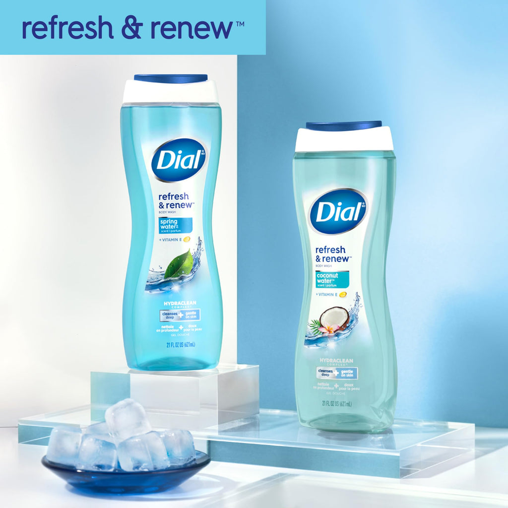 Dial Body Wash, Refresh & Renew Coconut Water, 32 fl oz