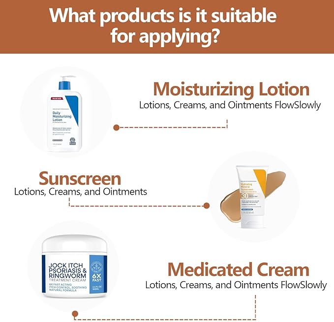 Svarvns Lotion Applicator for Back and Feet with 2 Replaceable Pads, 17" Back Lotion Applicator for Women, Elderly Apply to Lotion, Suncreen, Cream Medicine, White