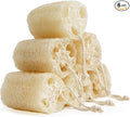 Natural Loofah Sponge, Organic Luffa Exfoliating Body Scrubber, 6 Pack