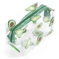 CarryEpic Clear Makeup Bag, Small Clear Toiletry Bag for Travel, Cosmetic Makeup Organizer Bags with Zipper, Plastic PVC Pouch Transparent Zip for Purse Reusable TSA Approved Quart Size (Avocado)