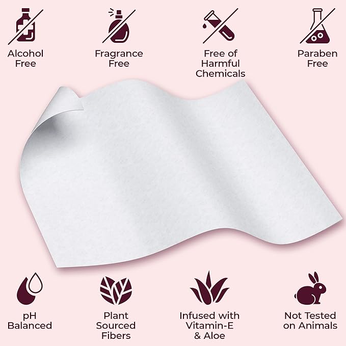 BOOTY WIPES Feminine Flushable Wipes Wome, 320 Count (4 Packs of 80) Wet Wipes for Adults, pH Balanced with Aloe and Vitamin E, Gentle Cleansing Female Toilet Wipes for Sensitive Skin