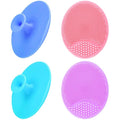 Silicone Facial Cleansing Brush - Face Scrubber & Exfoliator for Deep Cleaning, Blackhead & Acne Pore Care