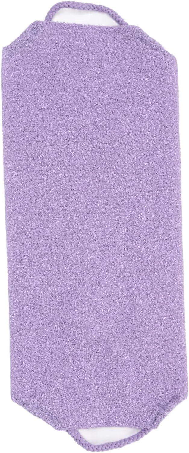 Back Scrubber, Exfoliating Body Scrubbers Portable Scrubber Straps Cleansing Massage Strap Wash Cloth for Shower Back Washer Exfoliating Washcloth Strap with Handles for Family Members