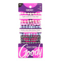 Goody Ouchless Forever Fine Hair Elastics, 10 Ct, Assorted Colors, Damage-Free Bands, 3X Stronger Elastic Ties, Retainable Shape, 16 Strand Inner Core, Styling Accessories for Women & Men