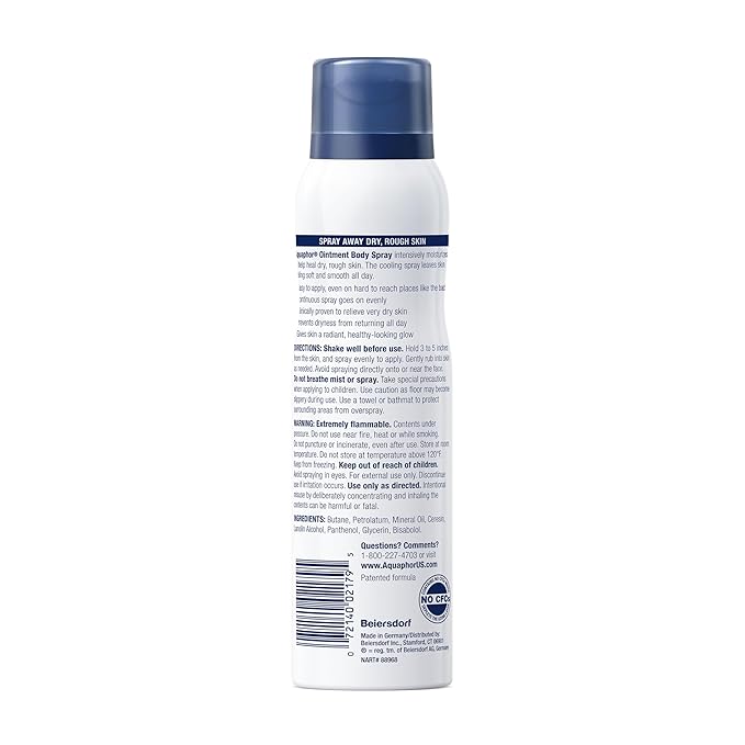 Aquaphor Ointment Body Spray - Moisturizes and Heals Dry, Rough Skin - 3.7 oz. Spray Can