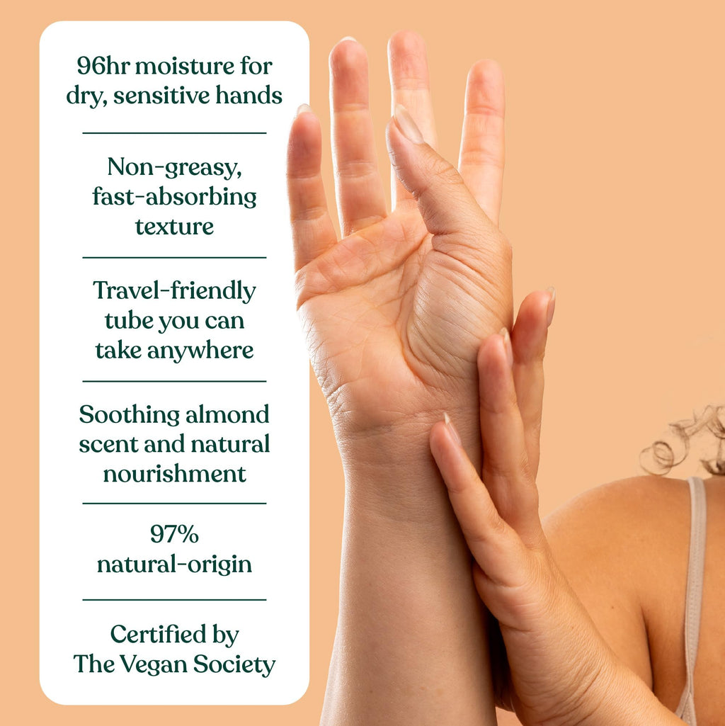 The Body Shop Almond Milk Hand Balm – Moisturizes and Protects Sensitive Skin – 1.0 Fl Oz
