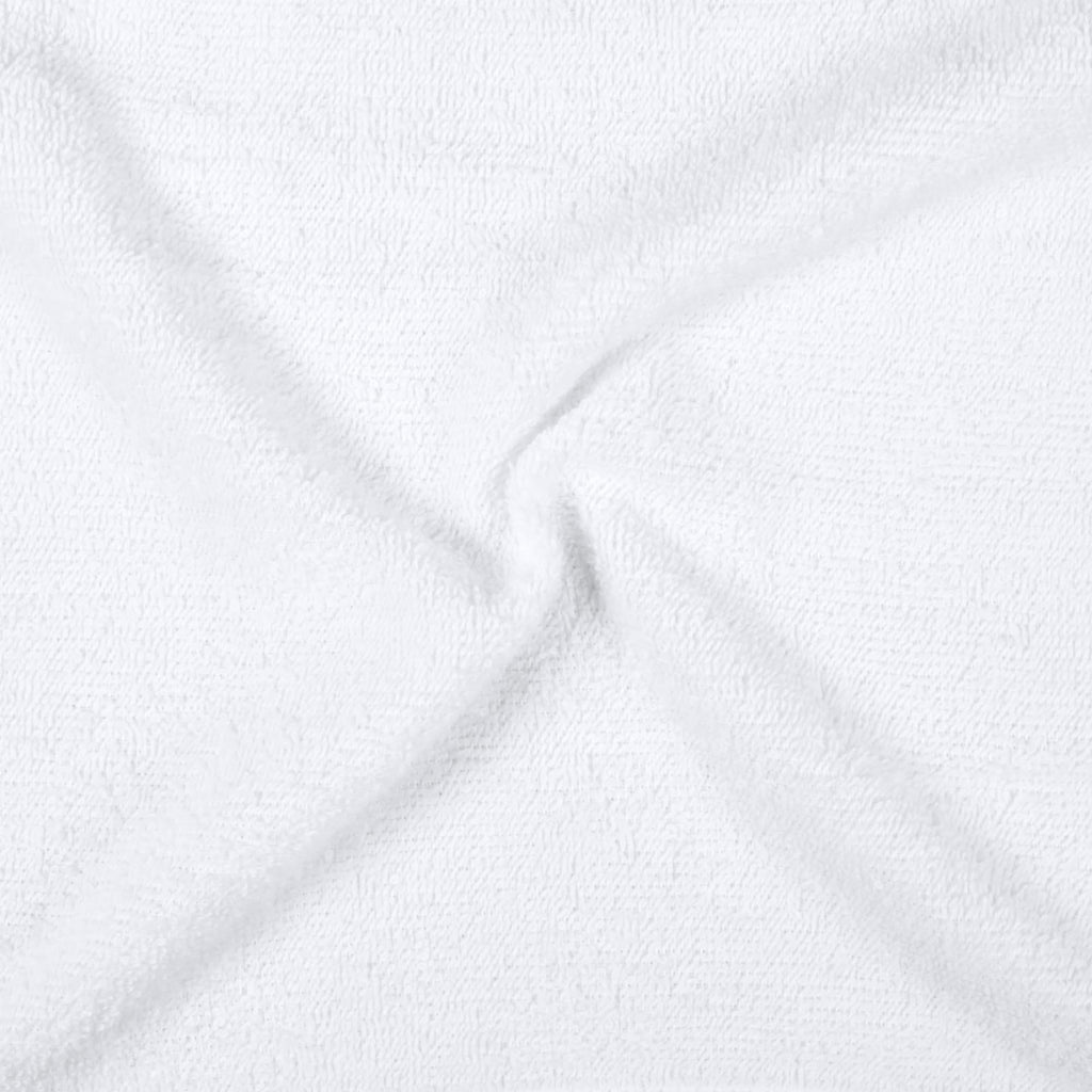Amazon Basics Highly Absorbent, Fast Drying 100% Cotton Washcloths for Bathroom, Machine Washable, Soft, 12 x 12 in, White, 60-Pack