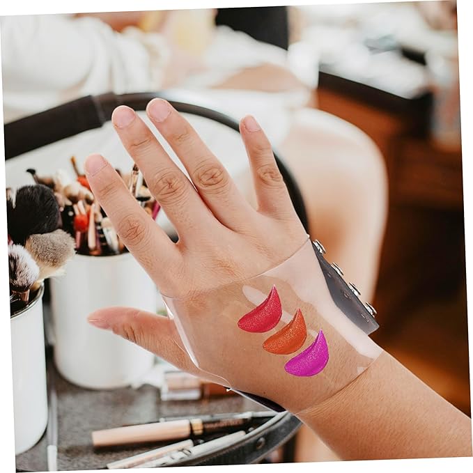 CALLARON Makeup Mixing Palette Anti-stain Gloves Foundation Blending Tray Blending Plate for Artists