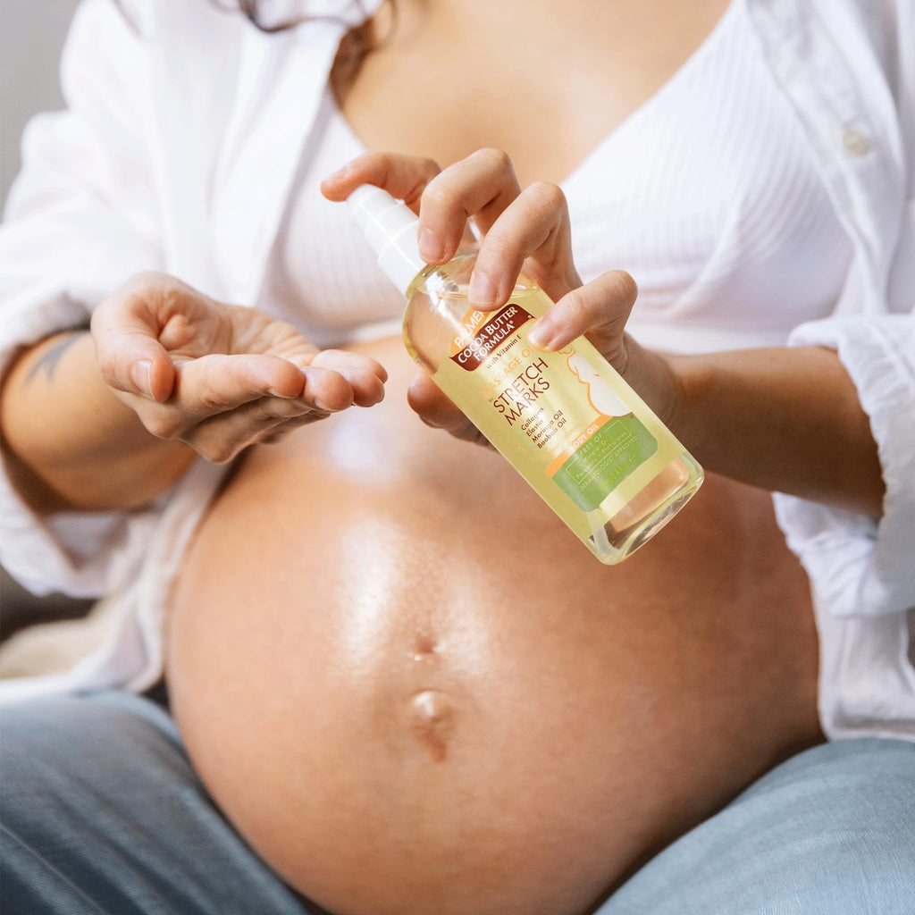 Palmer's Stretch Marks Massage Oil for Pregnancy & Weight Changes (3.4 Oz)