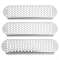 3pcs Foot File Replacement Blades, Stainless Steel File Callus Tool Corn Remover Skin Remover Foot File Tool Feet Shaver Dead Skin Convenient Foot Scraper (Silver)