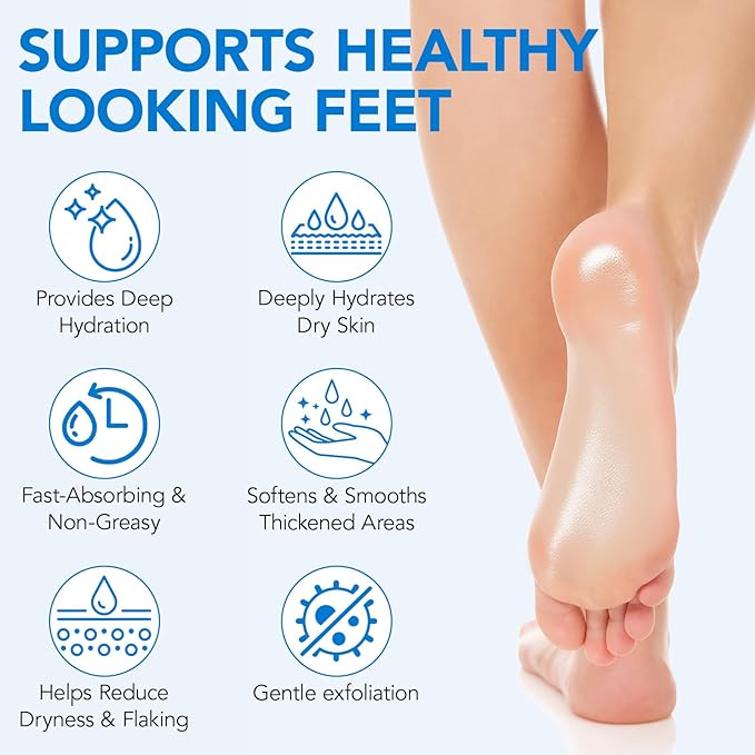 2Pack Urea Cream 60% plus Salicylic Acid 2% Urea Foot Care Stick,Foot Cream for Foot Callus Remover, Feet Moisturizer Stick for Dry Cracked Heels, Hands, Knees,Hydrating Heel Balm, Easy To Use