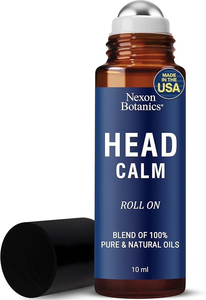 Head Calm Essential Oil Roll-On 10 ml for Migraine & Headache Relief