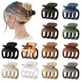 Sisiaipu 12Pcs Hair Clips for Women 1.8 Inch Small Claw Clips for Thin Hair Medium Hair Claw Clips for Thick Hair Accessories for Women Girls (Transparent)