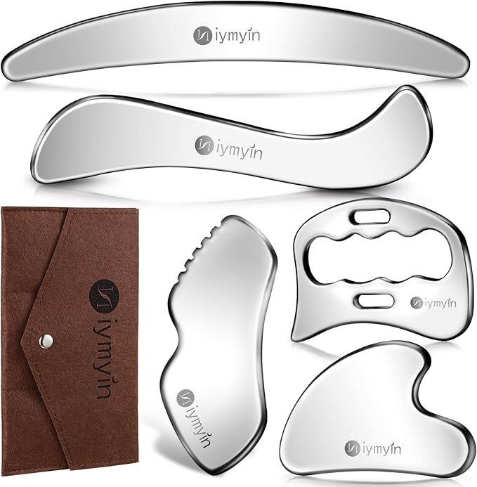 Niymyin 304 Stainless Steel Fascia Gua Sha for IASTM & Sore Muscle Massage