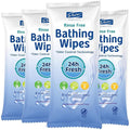 XL Body Wipe 9" x 9" Bath Wipes for Adults No Rinse - Thick Refreshing Shower Wash Cloth with Aloe Vera for Camping, Travel, Gym, and Caregiving - Durable Disposable Bath Cloths for Quick Hygiene