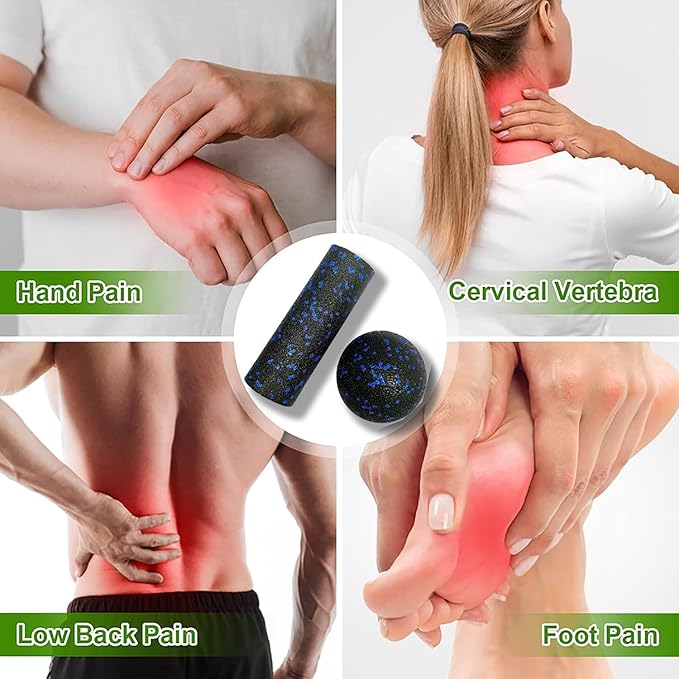 XCZGSW Mini Foam Roller, High Density Massage Tool for Physical Therapy