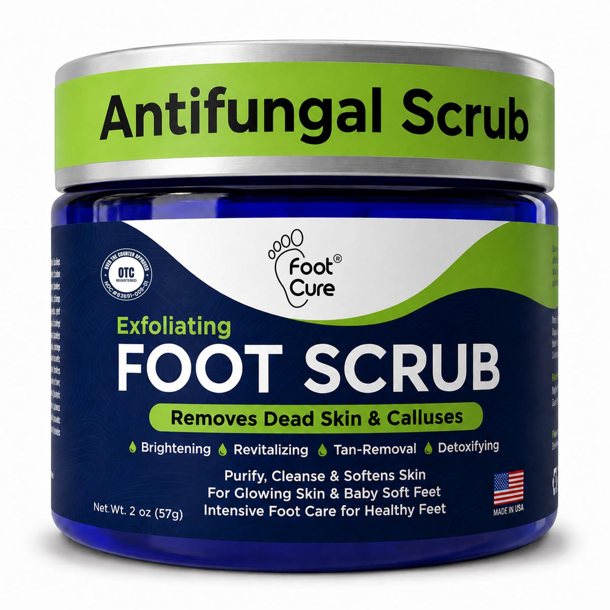 Antifungal Cream for Athletes Foot, Jock Itch, Ringworm, Dry Cracked Heel