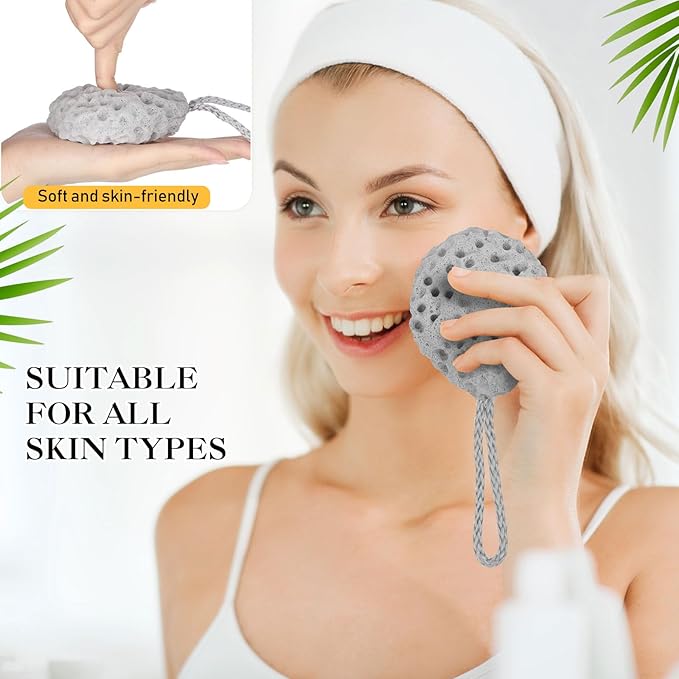 FoldTier 36 Pcs Bath Sponge Deep Cleansing Body Loofah Gentle and Deep Exfoliating Body Scrubber Bath Accessories Men Women Baby Sponge for Bathing Shower (Classic Color)