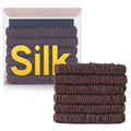 6Pcs Silk Hair Ties 100% Pure Mulberry Silk Scrunchies for Women Girls