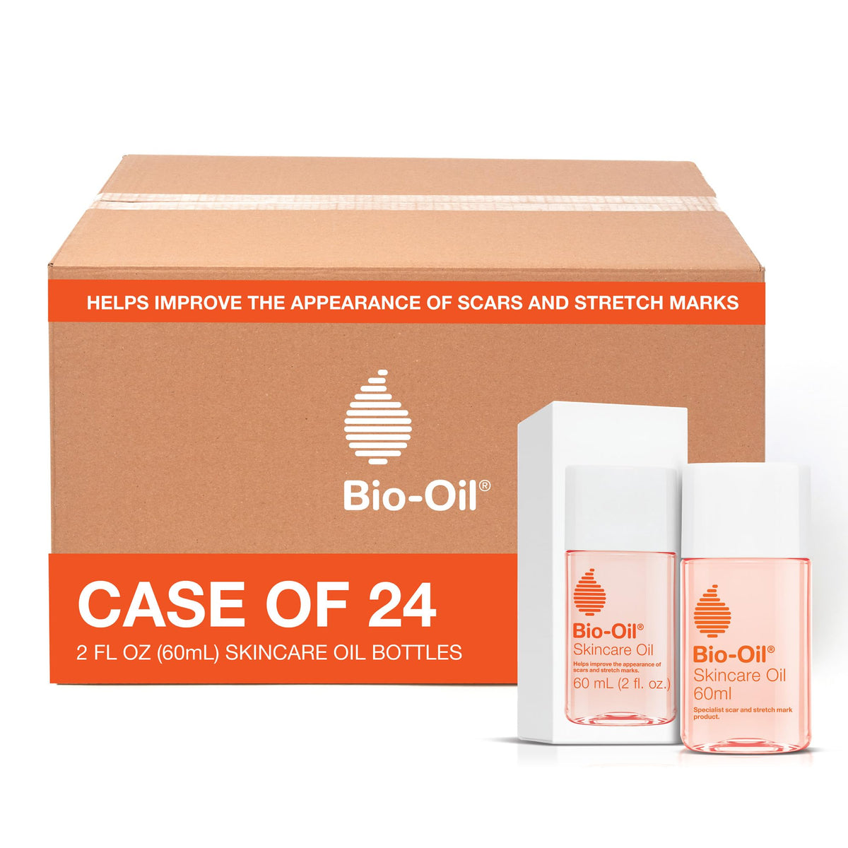 Bio-Oil Skincare Body Oil Serum, Scars & Stretch Marks, 2 fl oz