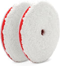 Griot's Garage BOSS 6.5” Microfiber Pads for Car Polishing and Detailing, Buffing Pads for Moderate and Severe Scratch Removal, Set of 2