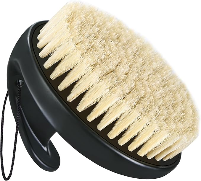 Dry Brushing Body Exfoliating Brush, Anti Slip Body Scrubber for Shower, Shower Body Cleaning Brush for Deep Cleansing & Soften Skin