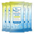 WhyWorry Bathing Wipes for Adults Rinse Free, 8" x 12" Unscented, 50 Count