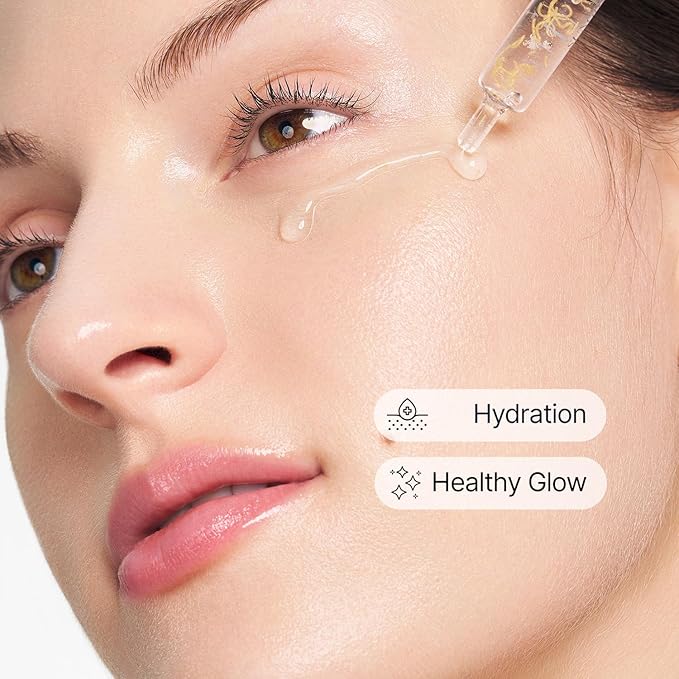 SUNGBOON EDITOR Collagen Silk Peptide Intensive Ampoule | Copper Peptides Serum for Face with Collagen & Multi Peptides | Hydrating Korean Skincare Facial Serum for Smooth-Looking Skin | 1.35 Fl Oz