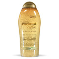 OGX Smoothing + Coconut Coffee Exfoliating Daily Body Scrub with Arabica Coffee & Coconut Oil, Hydrating & Moisturizing Body Wash for Dry Skin, Paraben-Free with Sulfate-Free Surfactants, 19.5 Fl Oz
