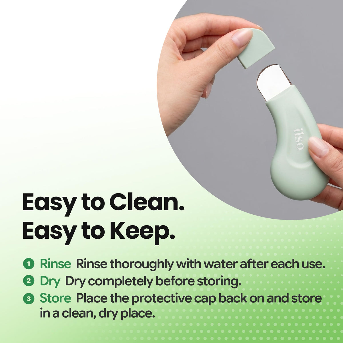 ILSO Deep Clean Master, Sebaceous Filament Care Tool for Pore Routine