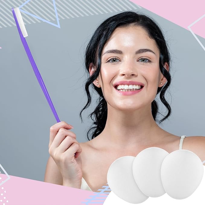 Heigble 15 Pcs Replacement Pads for Back Lotion Applicator for Your Lotion Wand Self Adhesive Replacement Pads (No Applicator)