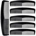 (6 Pack) 5" Pocket Hair Comb Beard & Mustache Combs for Men's Hair Beard Mustache and Sideburns (6 Pack_A)