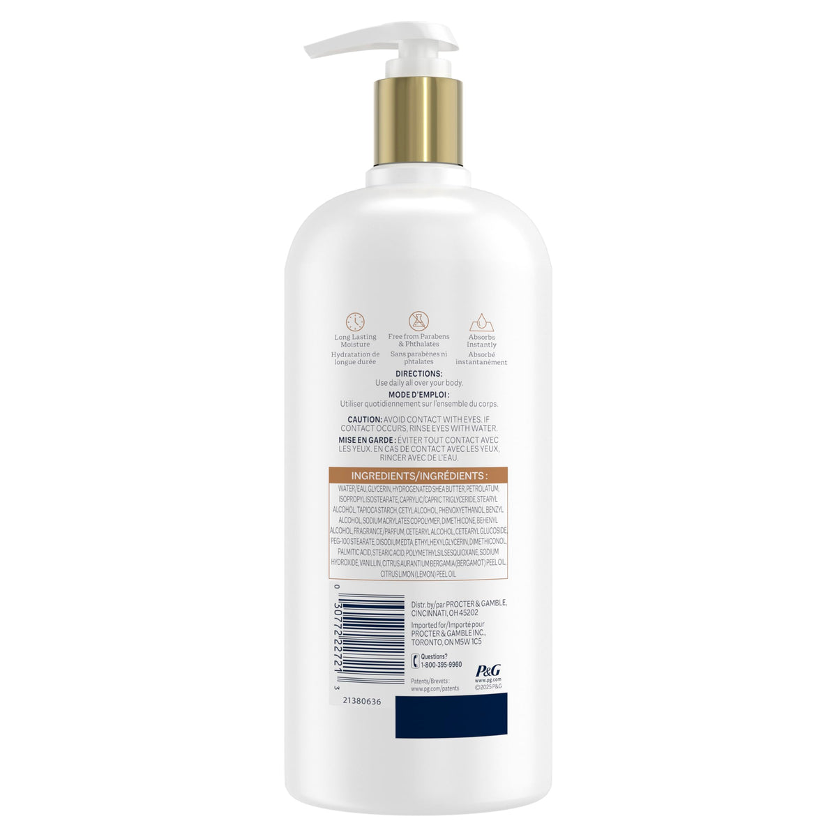 Ivory Hand & Body Lotion for Women & Men, Oatmilk Scent, 18 fl oz